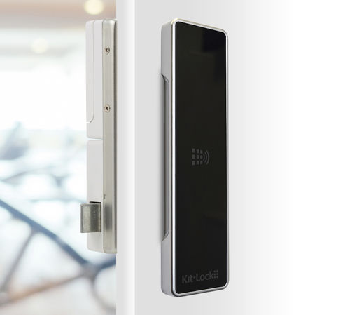 Электронный врезной замок - KL1100  - CODELOCKS - RFID / для шкафа раздевалки / 1 точка запирания