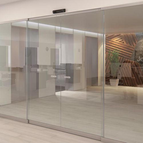 Автоматическая дверь - SL500  - ASSA ABLOY - для интерьера / из алюминия / раздвижная