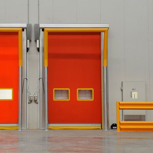 Ролетное промышленные ворота - RR660  - ASSA ABLOY - из алюминия / из ткани / автоматическое