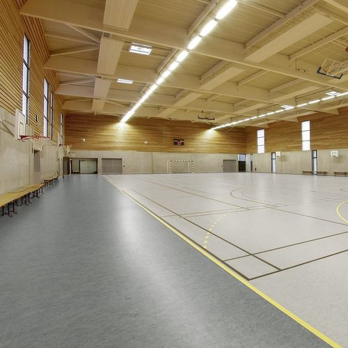 Спортивное покрытие для интерьера - LUMAFLEX EVOLUTION E LINOSPORT XF&sup2; - Tarkett Sports Indoor - из березы / из полиэтилена / из полиуретана