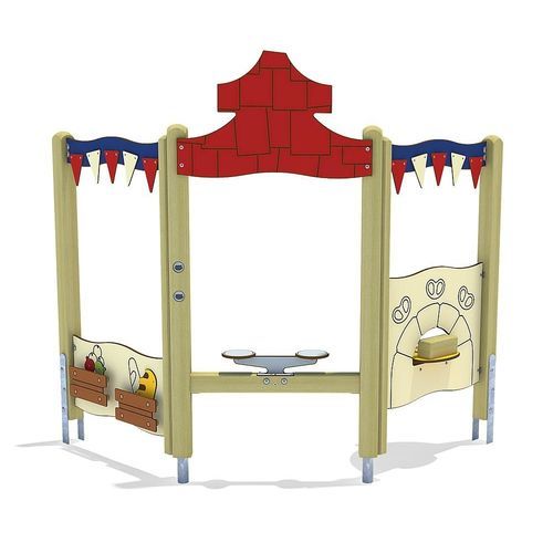 Домик для игр для игровой площадки - MARKET STALL - eibe Produktion + Vertrieb GmbH & Co KG - напольный