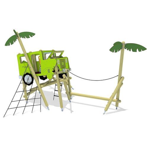 Игровая конструкция для игровой площадки - OFF-ROAD   - eibe Produktion + Vertrieb GmbH & Co KG - из стали / из пластика / из ламината высокого давления