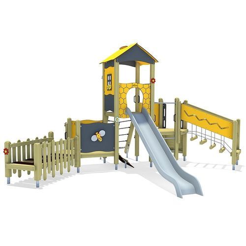 Игровая конструкция для игровой площадки - CASSANDRA  - eibe Produktion + Vertrieb GmbH & Co KG - из стали / из ламината высокого давления / модульная