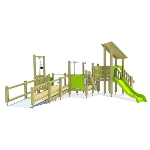 Игровая конструкция для игровой площадки - PIKE   - eibe Produktion + Vertrieb GmbH & Co KG - из стали / из дерева / из ламината высокого давления
