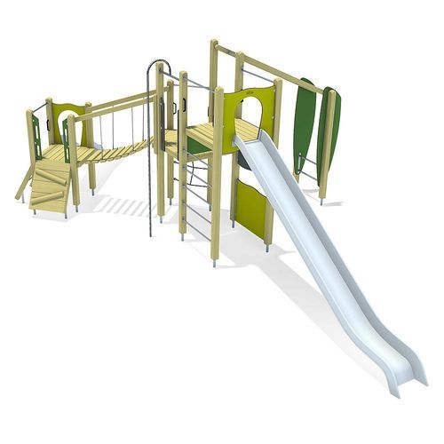 Игровая конструкция для игровой площадки - CARL  - eibe Produktion + Vertrieb GmbH & Co KG - из стали / из дерева / из ламината высокого давления