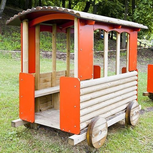 Транспортное средство для игровой площадки - WAGON  - eibe Produktion + Vertrieb GmbH & Co KG - из дерева / для наружного применения