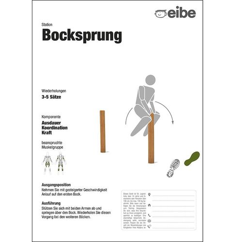 Напольная стойка для информационного стенда - 55209406300  - eibe Produktion + Vertrieb GmbH & Co KG - для наружного применения / для игровой площадки / из дерева
