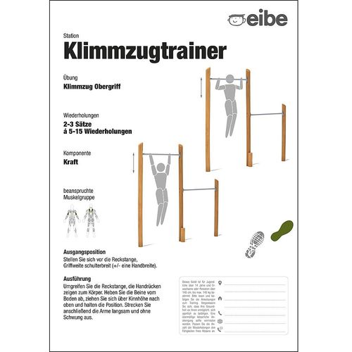 Напольная стойка для информационного стенда - 55209706300  - eibe Produktion + Vertrieb GmbH & Co KG - для наружного применения / для игровой площадки / из дерева