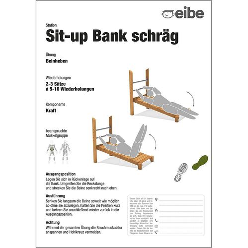 Напольная стойка для информационного стенда - 55210406300  - eibe Produktion + Vertrieb GmbH & Co KG - для наружного применения / для игровой площадки / из дерева