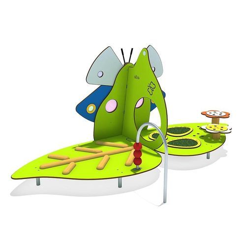Игровая конструкция для игровой площадки - BUTTERFLY  - eibe Produktion + Vertrieb GmbH & Co KG - из ламината высокого давления / модульная / интерактивная