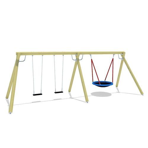 Качели из дерева - 52509001100  - eibe Produktion + Vertrieb GmbH & Co KG - для игрового парка / множественный