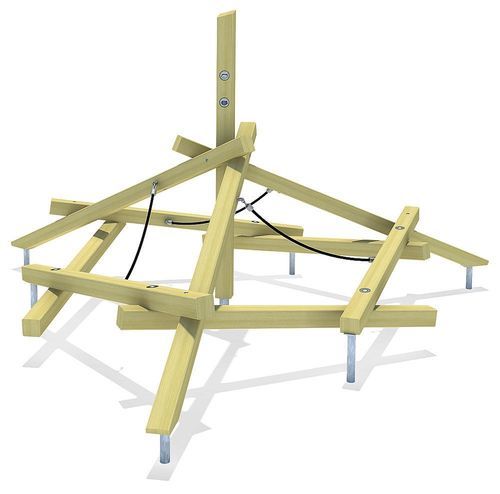 Полоса препятствий для игровой площадки - MIKENO - eibe Produktion + Vertrieb GmbH & Co KG - прыжки в высоту / с платформой / с трамплином для лазания