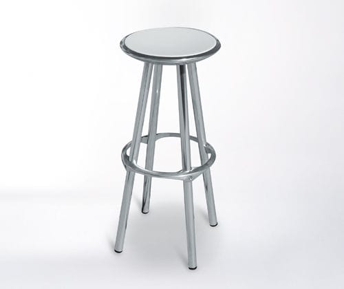 Современный барный табурет - APOLO - botton & gardiner urban furniture - из полипропилена / с основанием из алюминия / с опорой для ступней