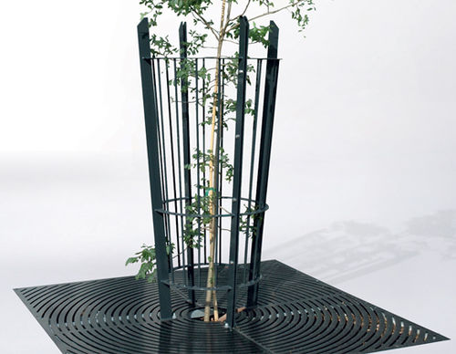 Заграждение для деревьев из гальванизированной стали - VASO - botton & gardiner urban furniture