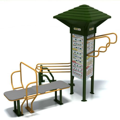 Устройство для фитнеса для пожилых людей - LIFETRAIL® : STATION 4 - PLAYWORLD