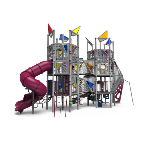 Игровая конструкция для игровой площадки - SKY TOWERS® : CRIMSON SKY - PLAYWORLD - из металла / из пластика