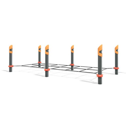 Полоса препятствий для игровой площадки - FitCore&trade; Extreme High Step - Design 6183 - LANDSCAPE STRUCTURES - для наружного применения