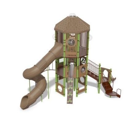 Игровая конструкция для игровой площадки - 12' PlayOdyssey Tower EN - Design 7709 - LANDSCAPE STRUCTURES - из стали / алюминий / из полиэтилена