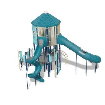 Игровая конструкция для игровой площадки - PlayOdyssey Tower - Design 5116 - LANDSCAPE STRUCTURES - из алюминия / из гальванизированной стали / из переработанного пластика