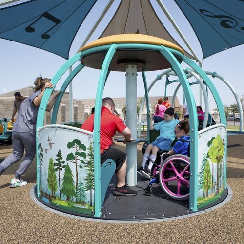 Карусель для детей - We-Go-Round - Design 6221 - LANDSCAPE STRUCTURES - для взрослых / для лиц с ограниченными возможностями / для игровой площадки