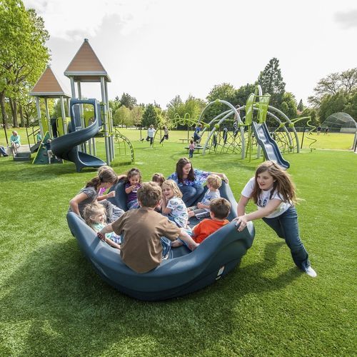 Карусель для детей - OmniSpin® Spinner - Design 3039 - LANDSCAPE STRUCTURES - для взрослых / для лиц с ограниченными возможностями / для игровой площадки