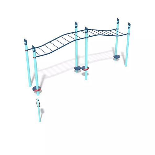 Пространство для фитнеса под открытым небом для общественных мест - FitCore&trade; Extreme Angled Overhead Ladder - Design 6197 - LANDSCAPE STRUCTURES - из стали