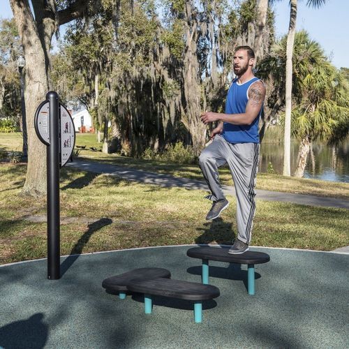 Платформа для прыжка для игровой площадки - HealthBeat® Plyometrics - Design 2278 - LANDSCAPE STRUCTURES - для общественных мест