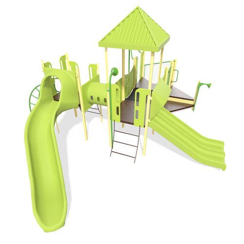 Игровая конструкция для игровой площадки - PlaySense - Design 34 - Complete - LANDSCAPE STRUCTURES - из стали, покрытой порошком / из переработанного пластика / из полипропилена
