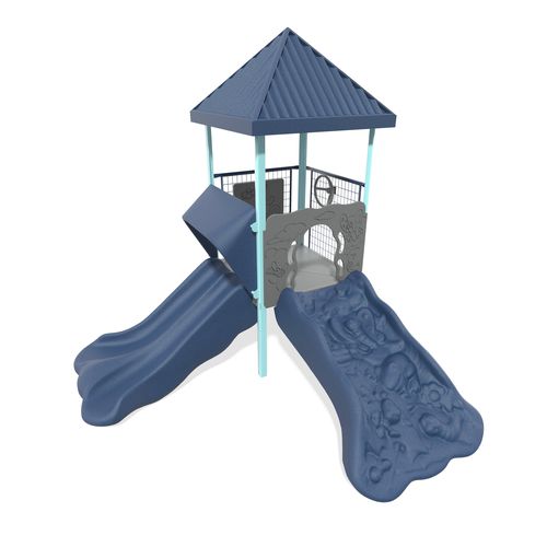 Игровая конструкция для игровой площадки - PlaySense - Design 42 - LANDSCAPE STRUCTURES - из стали, покрытой порошком / из полиэтилена / из переработанного пластика