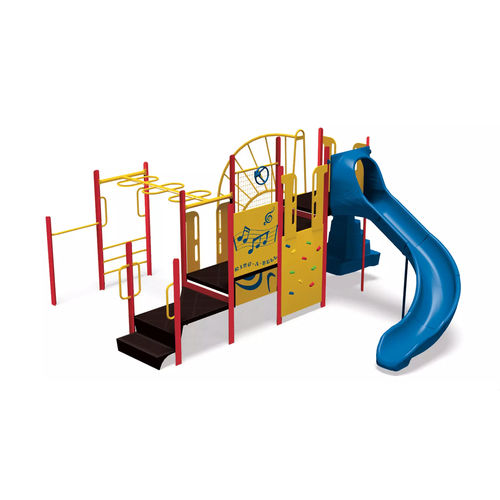 Игровая конструкция для игровой площадки - PlaySense - Design 600 - LANDSCAPE STRUCTURES - из стали, покрытой порошком / из полиэтилена / из переработанного пластика