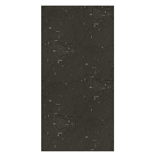 Декоративная панель из керамики - URBAN BLACK - Devon&Devon - для внутренней компоновки / гладкий / огнестойкий