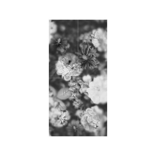 Декоративная панель из керамики - BLOSSOM - Devon&Devon - для внутренней компоновки / гладкий / белый