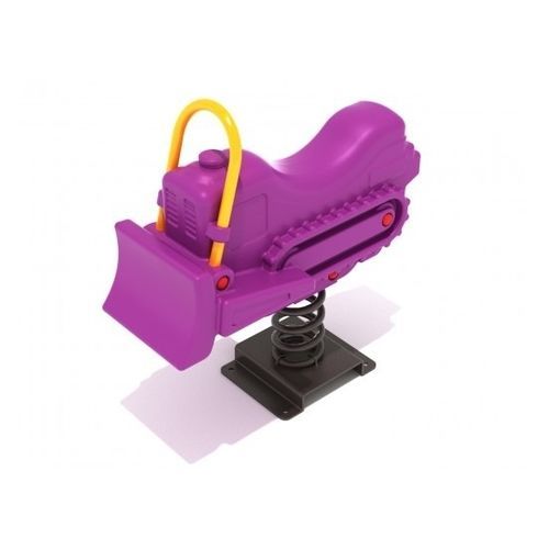 Качалка на пружине из пластика - BENNY BULLDOZER FUN BOUNCE - progressive design playgrounds - транспорт / одноместная