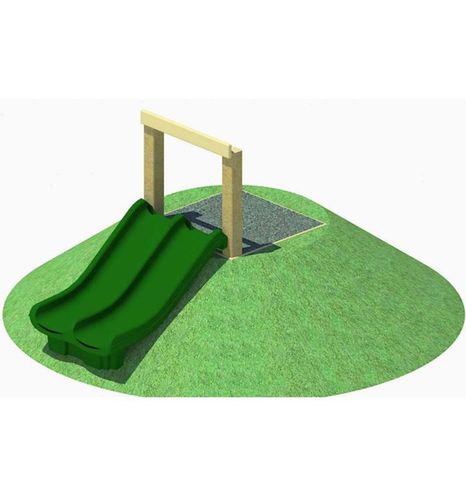Горка со скатом - HILL NO ROOF - progressive design playgrounds - для игровой площадки / множественная / из дерева