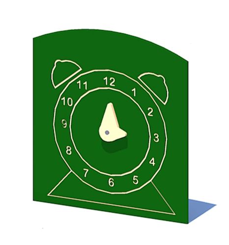 Панель для игр часы - CLOCK - progressive design playgrounds