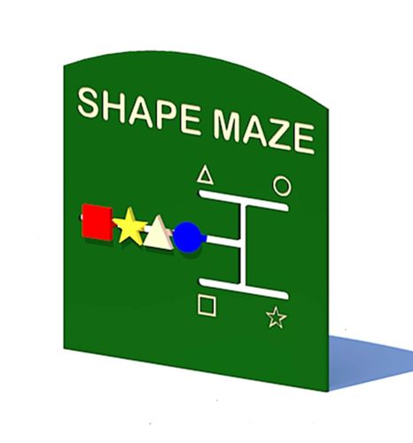 Панель для игр лабиринт - SHAPE MAZE - progressive design playgrounds