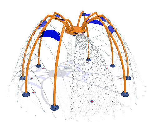 Игровая конструкция для аквапарков - VOR 7653 - Vortex Aquatic Structures International - из нержавеющей стали