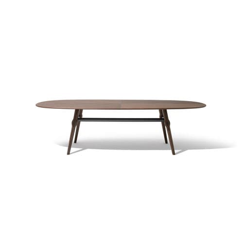 Современный стол - AGO - GIORGETTI - из фанеры / из мрамора / с основанием из ореха