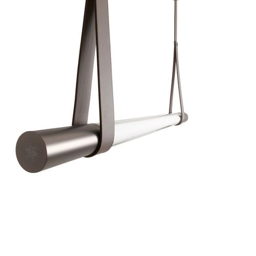 Подвесная лампа - SLIVER - GIORGETTI - из боросиликатного стекла / из кожи / современная