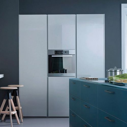 Современный шкаф для хранения для кухни - TALL UNIT - LEICHT - из дерева