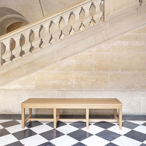 Классическая скамейка - GRANDE ÉCURIE VERSAILLES - Tectona - из дуба / без подлокотников