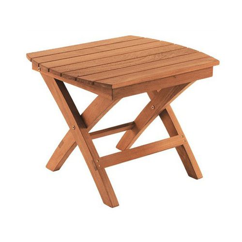 Классический вспомогательный столик - ADIRONDACK - Tectona - из тикового дерева / с основанием из тикового дерева / прямоугольный