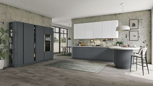 Современная кухня - CLOVER - CUCINE LUBE - из дерева / лакированная / матовая