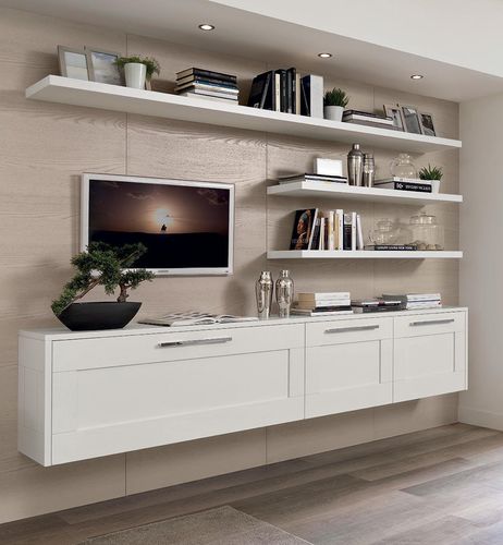 Настенный буфет - GALLERY - CUCINE LUBE - современный / из дерева