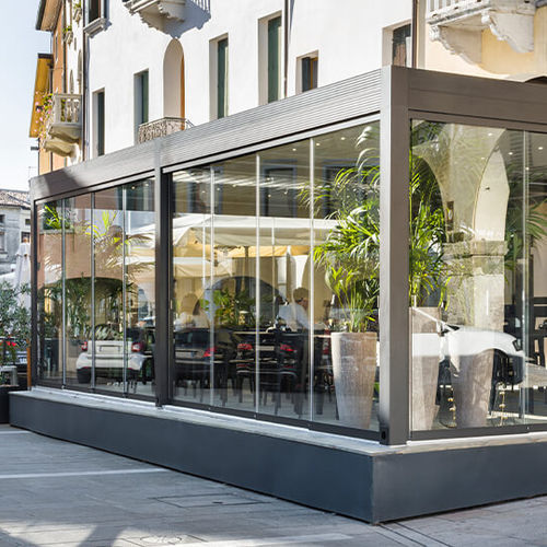 Стеклянная панель для безопасности - ANTICA SACILE CAFÈ - Gibus SPA - структурная / слоистая / прозрачная