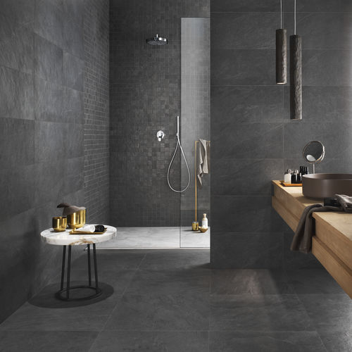 Плитка из керамогранита - DARK FLOW - LEA CERAMICHE - полированная / естественная отделка / структурная
