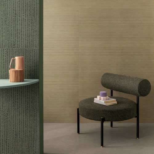 Плитка из керамогранита - SEGNI su PIGMENTI : SEGNO = - LEA CERAMICHE - естественная отделка / для интерьера / для гостиной