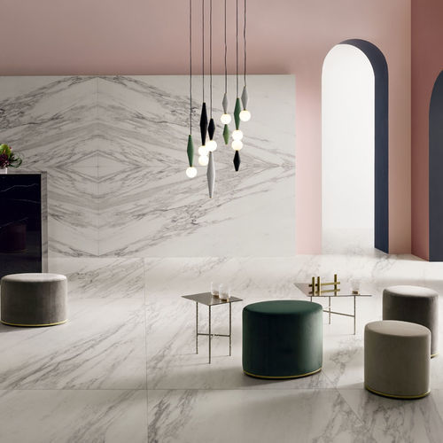 Плитка из керамогранита - VENATO BIANCO - LEA CERAMICHE - естественная отделка / глянцевая / для интерьера