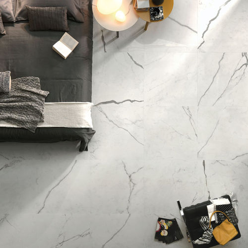 Плитка из керамогранита - BIANCO STATUARIO - LEA CERAMICHE - из мрамора / полированная / глянцевая