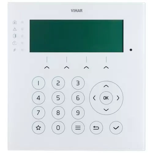 Клавиатура устройства управления для сигнализации - 03817 - VIMAR - настенная